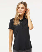 Adidas A515, Women's Ultimate365 Solid Polo, Black