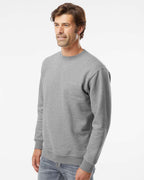 Columbia 141160, Men's Hart Mountain Ii Crewneck Sweatshirt, Charcoal Heather