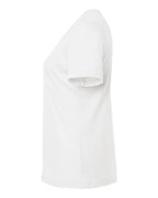 BELLA + CANVAS 6400CVC, T-Shirts - Premium, Solid White Blend