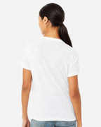 BELLA + CANVAS 6400CVC, T-Shirts - Premium, Solid White Blend