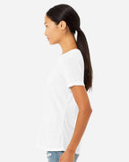 BELLA + CANVAS 6400CVC, T-Shirts - Premium, Solid White Blend