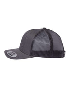 YP Classics 6606, Retro Trucker Cap, Dark Heather Grey
