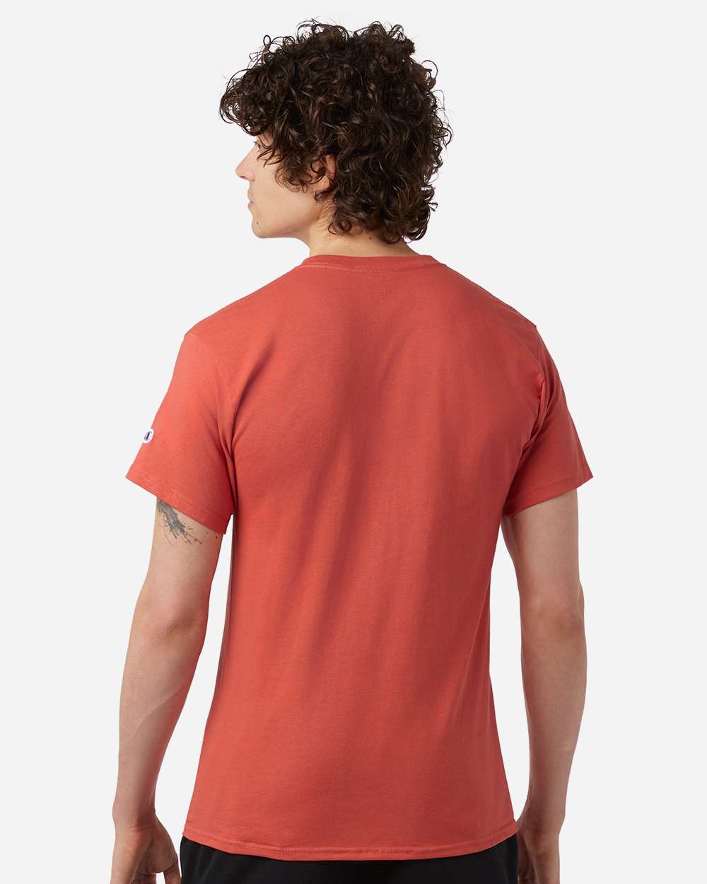 Champion T425, Unisex Classic T-shirt, Red River Clay