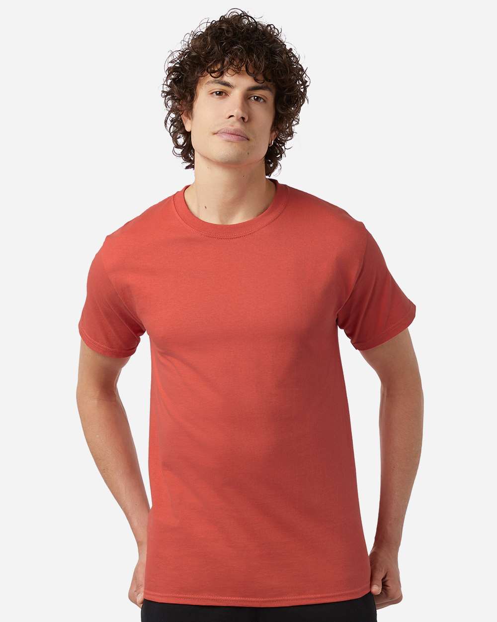 Champion T425, Unisex Classic T-shirt, Red River Clay