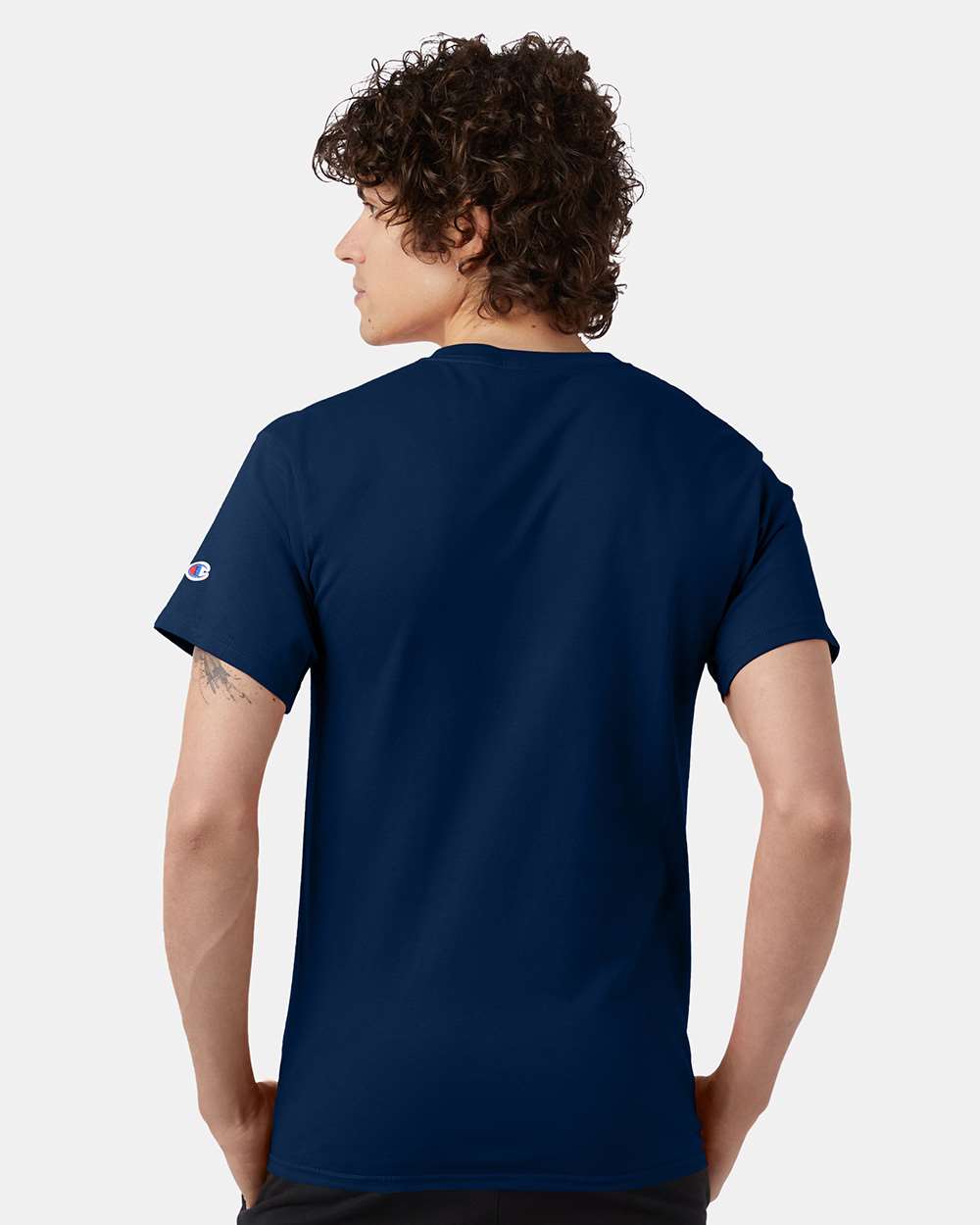 Champion T425, Unisex Classic T-shirt, Late Night Blue