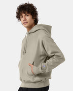Champion S101, Unisex Reverse Weave Hooded Sweatshirt, Sand