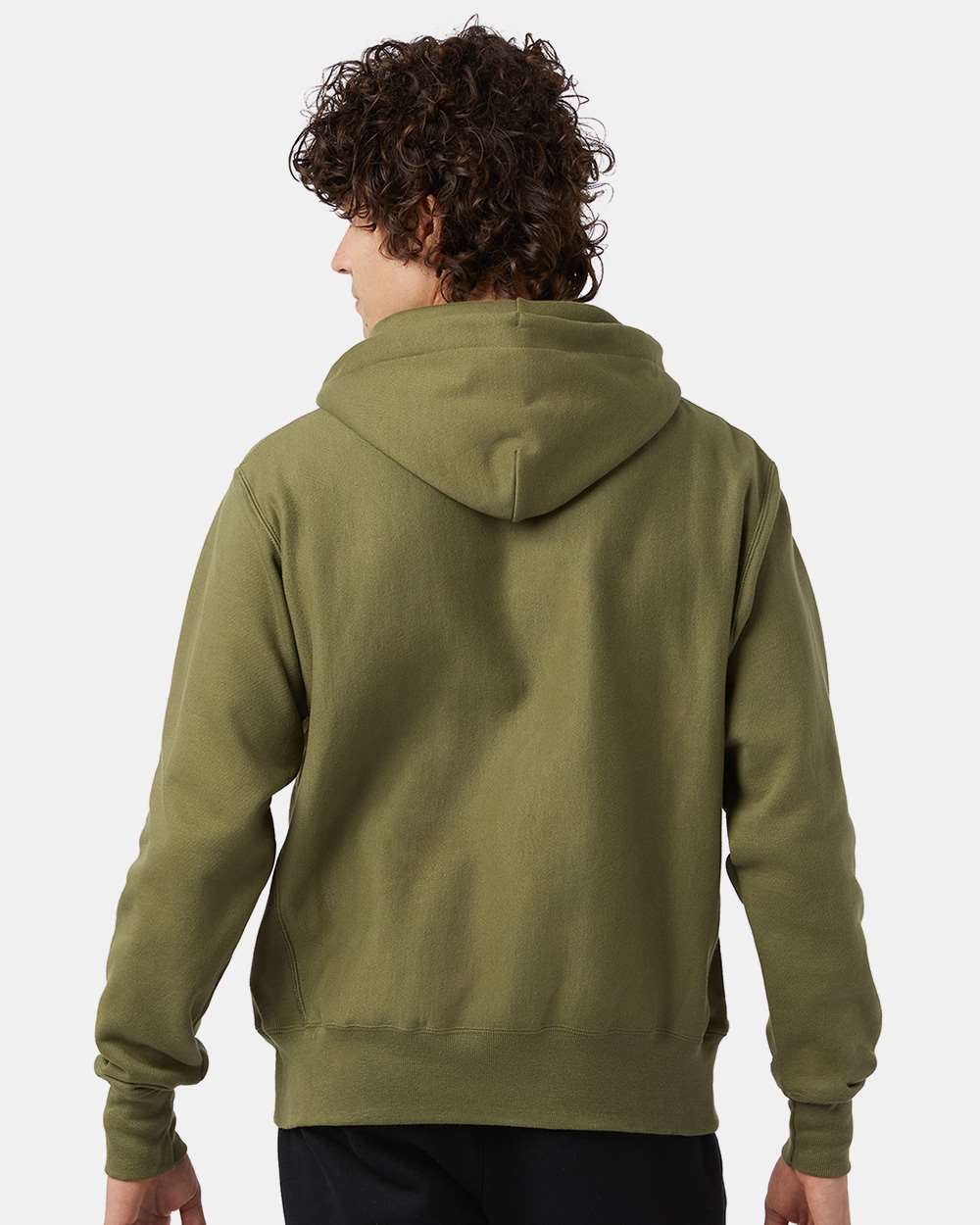Champion S101, Unisex Reverse Weave Hooded Sweatshirt, Fresh Olive