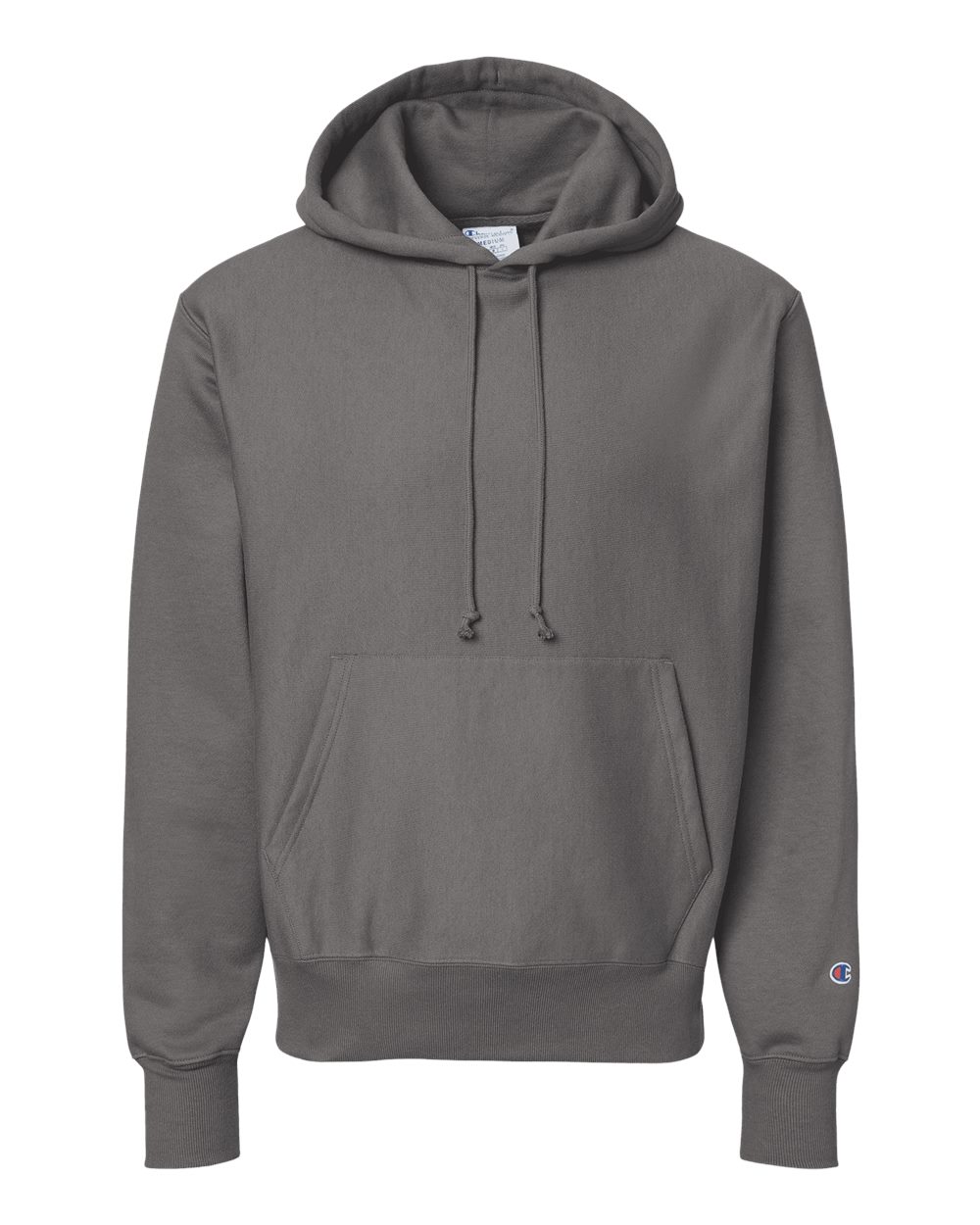 Champion S101, Unisex Reverse Weave Hooded Sweatshirt, Stone Grey