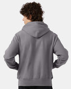 Champion S101, Unisex Reverse Weave Hooded Sweatshirt, Stone Grey