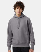 Champion S101, Unisex Reverse Weave Hooded Sweatshirt, Stone Grey