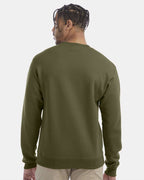 Champion S600, Unisex Powerblend Crewneck Sweatshirt, Fresh Olive
