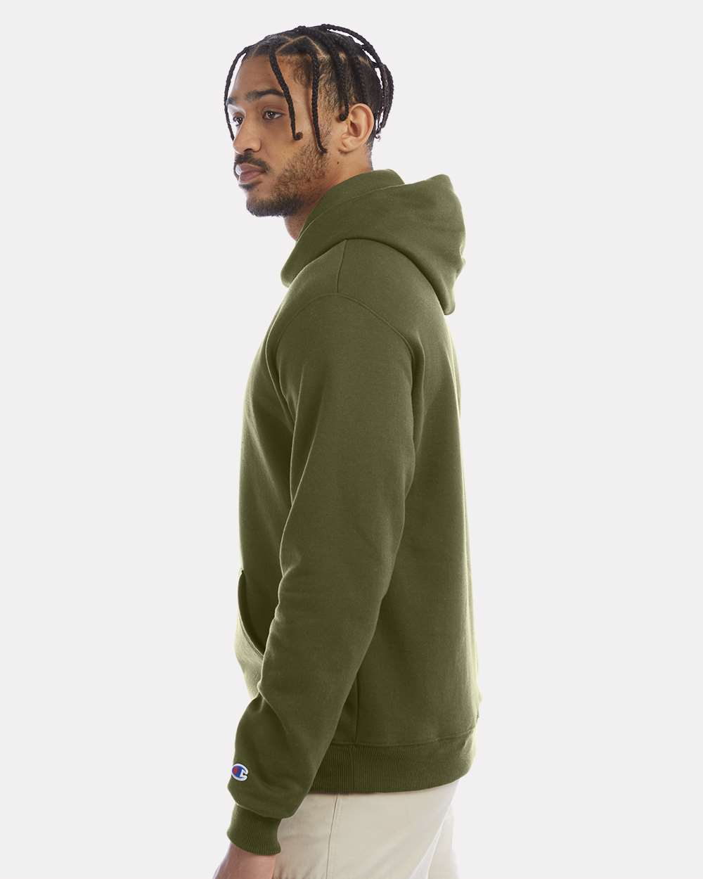 Champion S700, Unisex Powerblend Hooded Sweatshirt, Fresh Olive