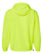 Champion CO200, Unisex Packable Anorak Jacket, Safety Green