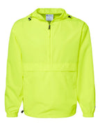Champion CO200, Unisex Packable Anorak Jacket, Safety Green