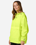 Champion CO200, Unisex Packable Anorak Jacket, Safety Green
