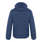 CX2 L00980, - Glacial - Men's Puffy Jacket With Detachable Hood, Navy