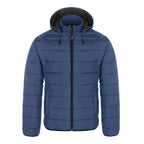 CX2 L00980, - Glacial - Men's Puffy Jacket With Detachable Hood, Navy