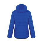 CX2 L00981, - Glacial - Ladies Puffy Jacket With Detachable Hood, Blue