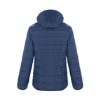 CX2 L00981, - Glacial - Ladies Puffy Jacket With Detachable Hood, Navy