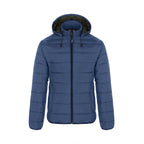 CX2 L00981, - Glacial - Ladies Puffy Jacket With Detachable Hood, Navy