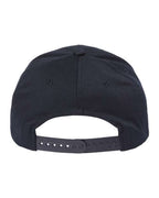 YP Classics 6389, Cvc Snapback Cap, Black
