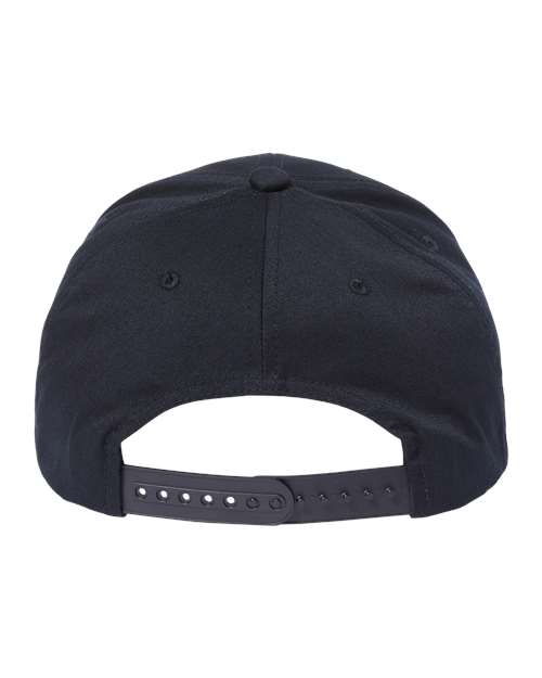 YP Classics 6389, Cvc Snapback Cap, Black
