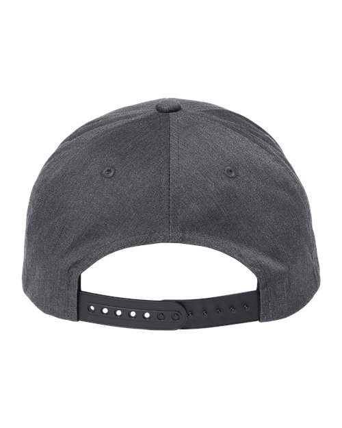 YP Classics 6389, Cvc Snapback Cap, Dark Heather Grey