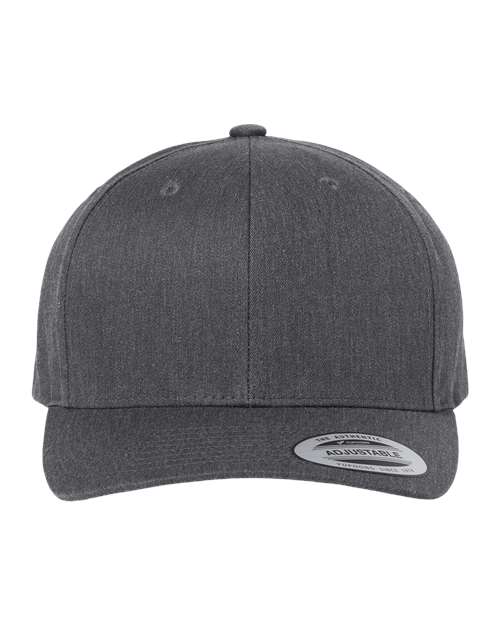 YP Classics 6389, Cvc Snapback Cap, Dark Heather Grey