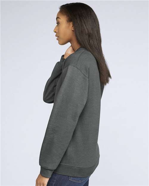 Gildan 9351, Sf000 Unisex Softstyle Midweight Crewneck Sweatshirt, Charcoal