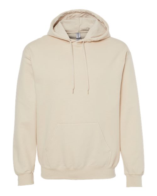 Gildan 9352, Sf500 Unisex Softstyle Midweight Hooded Sweatshirt, Sand