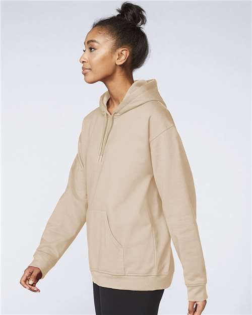 Gildan 9352, Sf500 Unisex Softstyle Midweight Hooded Sweatshirt, Sand
