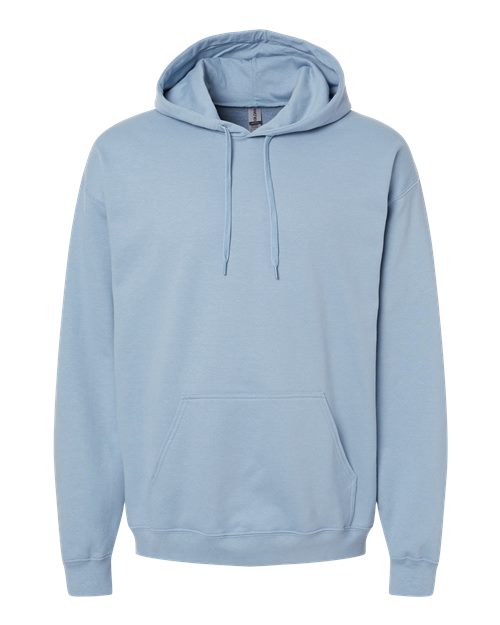 Gildan 9352, Sf500 Unisex Softstyle Midweight Hooded Sweatshirt, Stone Blue