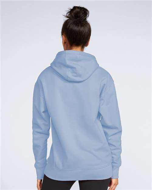 Gildan SF500, Unisex Softstyle Midweight Hooded Sweatshirt, Stone Blue