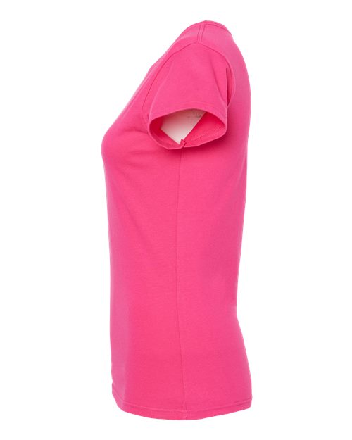 Gildan 809, 64000l Women's Softstyle T-shirt, Heliconia