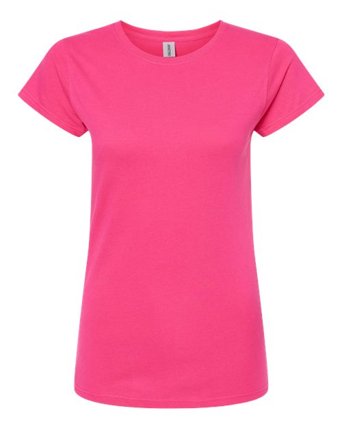 Gildan 809, 64000l Women's Softstyle T-shirt, Heliconia