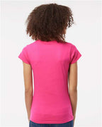 Gildan 809, 64000l Women's Softstyle T-shirt, Heliconia