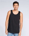 Gildan 10480, 64200 Unisex Softstyle Tank Top, Black