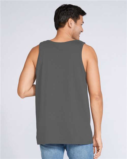 Gildan 10480, 64200 Unisex Softstyle Tank Top, Charcoal