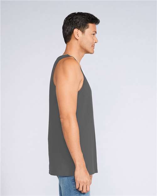 Gildan 10480, 64200 Unisex Softstyle Tank Top, Charcoal
