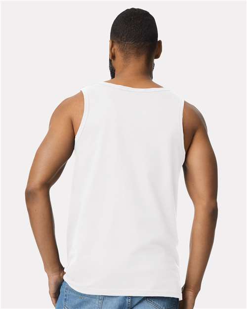 Gildan 10480, 64200 Unisex Softstyle Tank Top, White