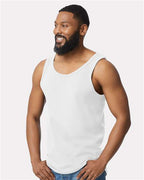 Gildan 64200, Unisex Softstyle Tank Top, White
