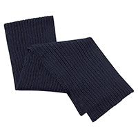 Acrylic 9Z650M, Oversized Scarf, Chunky Rib Knit, Approximate Dimensions:, (length X Width), 76" X 8" - 193cm X 20.5, Navy