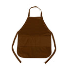 CX2 A09220, - Hospitality - Cotton Full Length Apron, Caramel