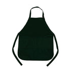 CX2 A09220, - Hospitality - Cotton Full Length Apron, Forest Green