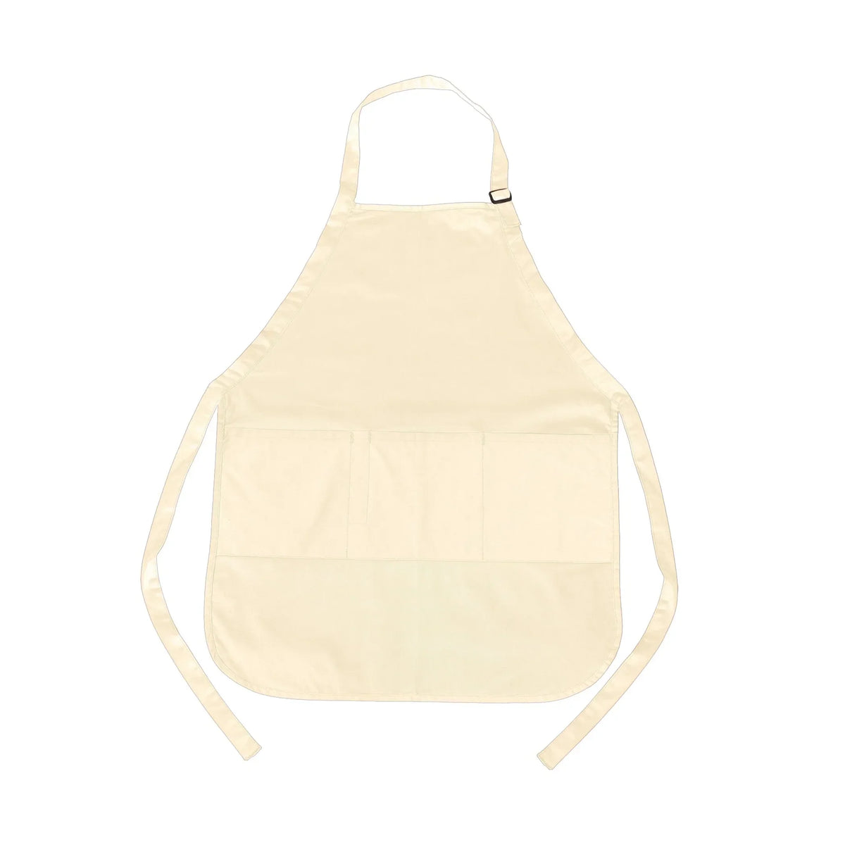 CX2 A09220, - Hospitality - Cotton Full Length Apron, Natural