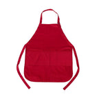 CX2 A09220, - Hospitality - Cotton Full Length Apron, Red