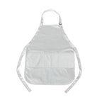 CX2 A09220, - Hospitality - Cotton Full Length Apron, White