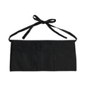 CX2 A09225, - Cafe - Cotton Waist Apron, Black