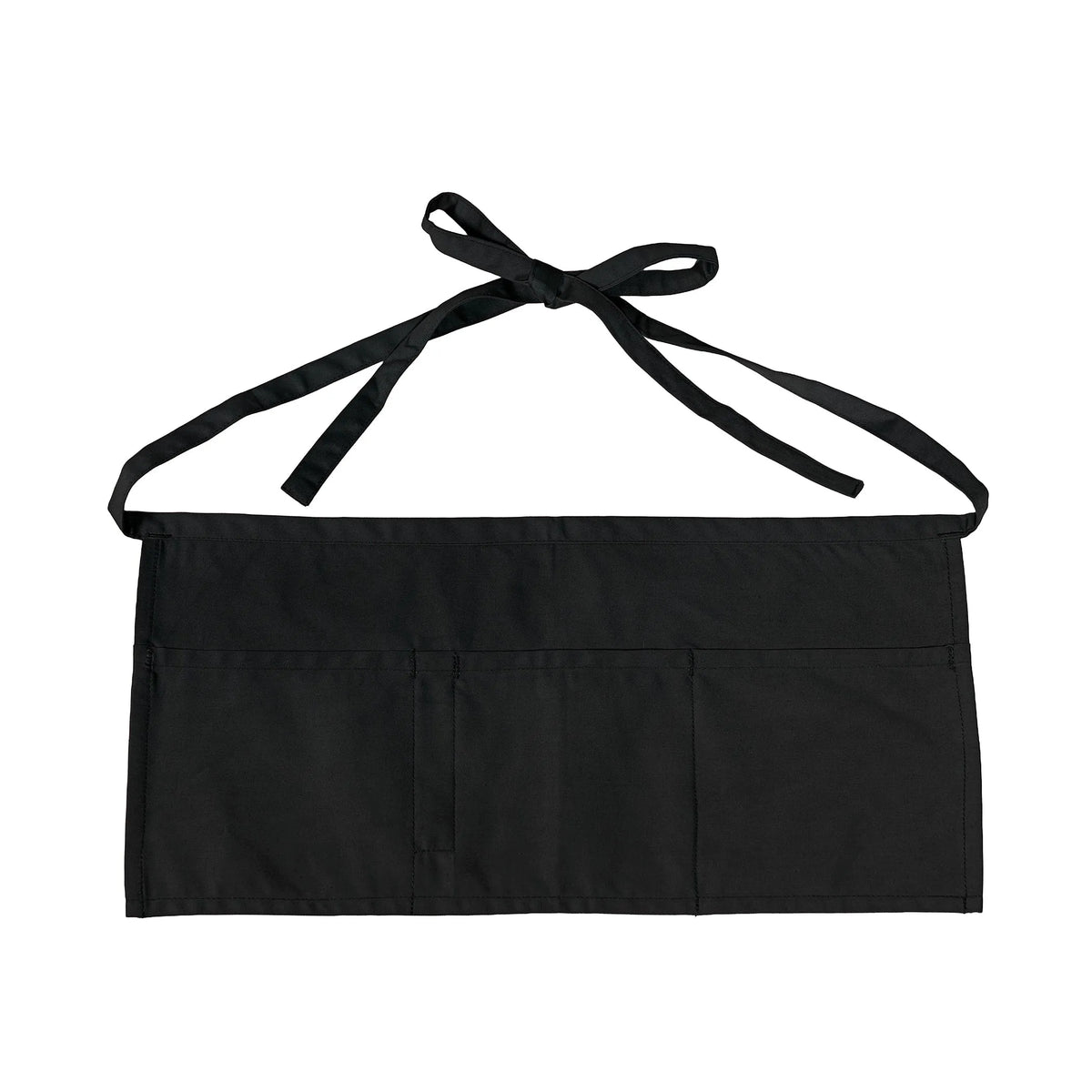 CX2 A09225, - Cafe - Cotton Waist Apron, Black