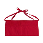 CX2 A09225, - Cafe - Cotton Waist Apron, Red